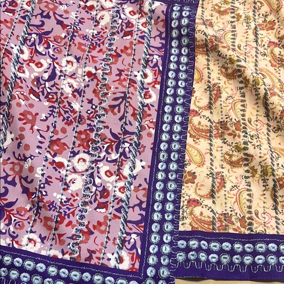 NWT Commense Multicolored Floral Print Asymmetrical Wrap Skirt - Size Large - Picture 3 of 7